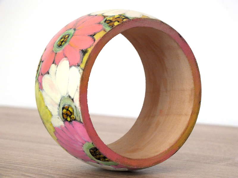 Bratara Pink Flowers