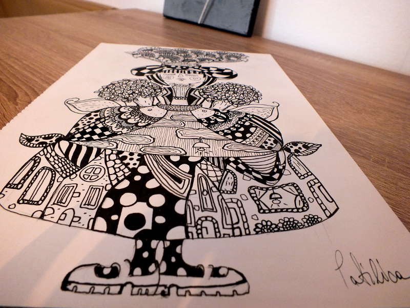 Tablou grafica In Tara Minunilor